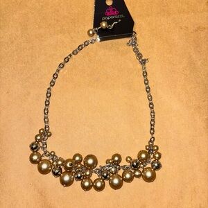 Paparazzi Gold Pearl Necklace